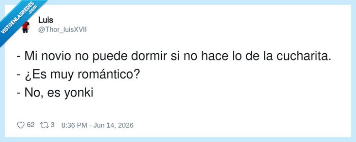 romántico,yonki,cucharita,novio,dormir
